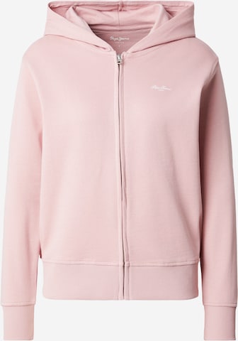 Pepe Jeans Sweatjakke i pink: forside