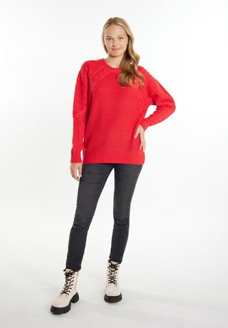 MYMO - Pullover 'Blonda' em vermelho