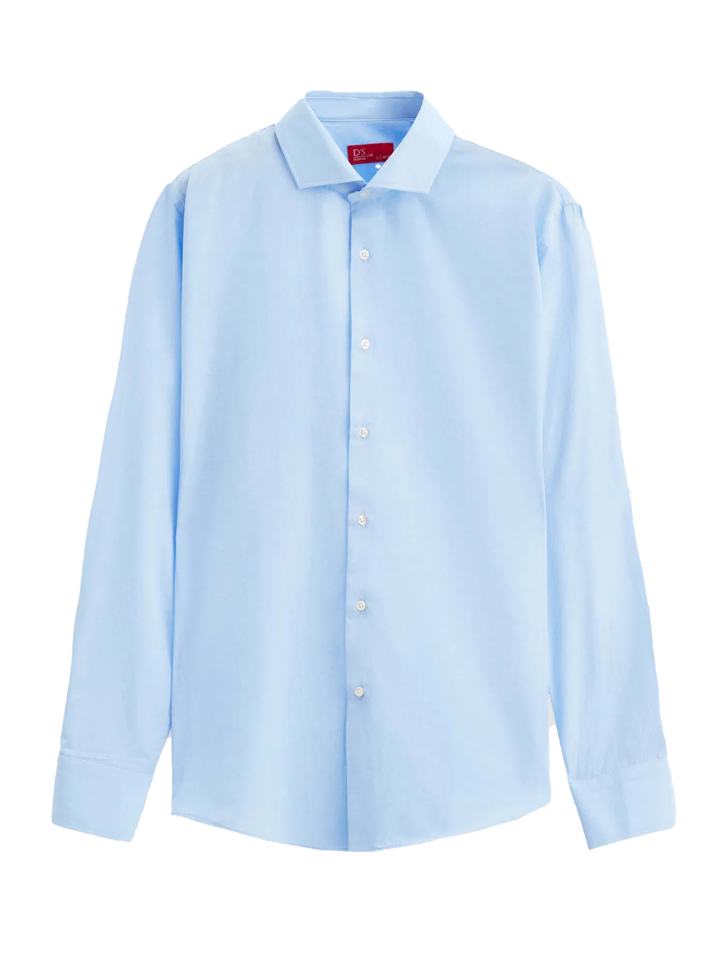 D’S Damat Overhemd in Blauw: voorkant