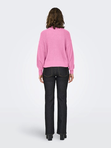 JDY Вязаная кофта 'JDYJUSTY' в Ярко-розовый