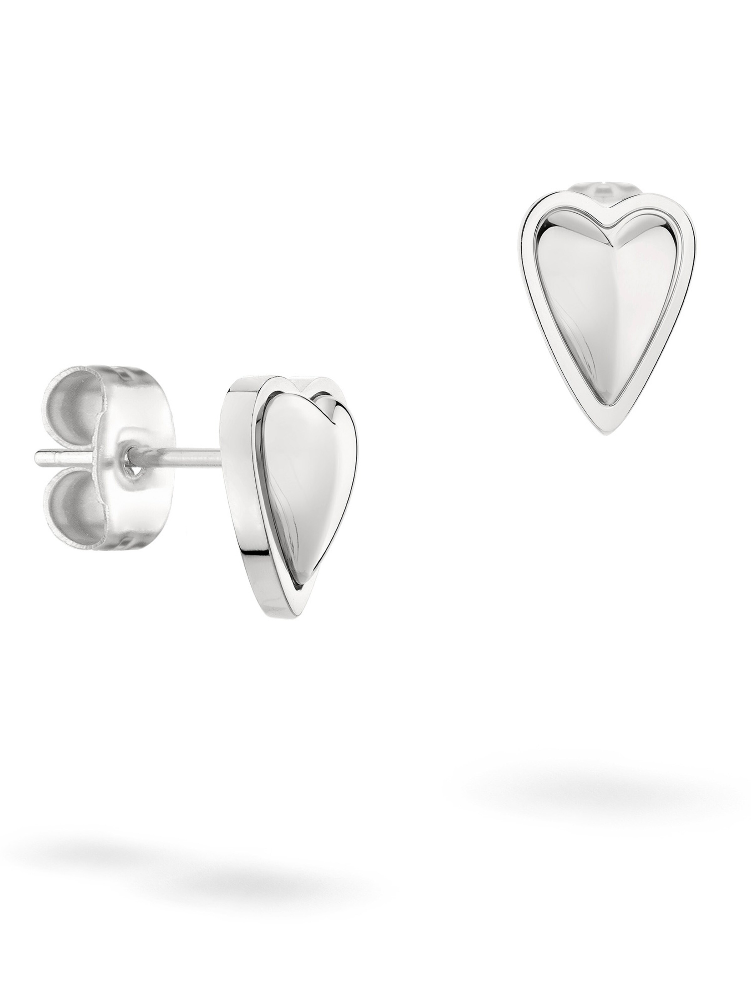 Liebeskind Berlin Earrings 'Heart' in Silver: front