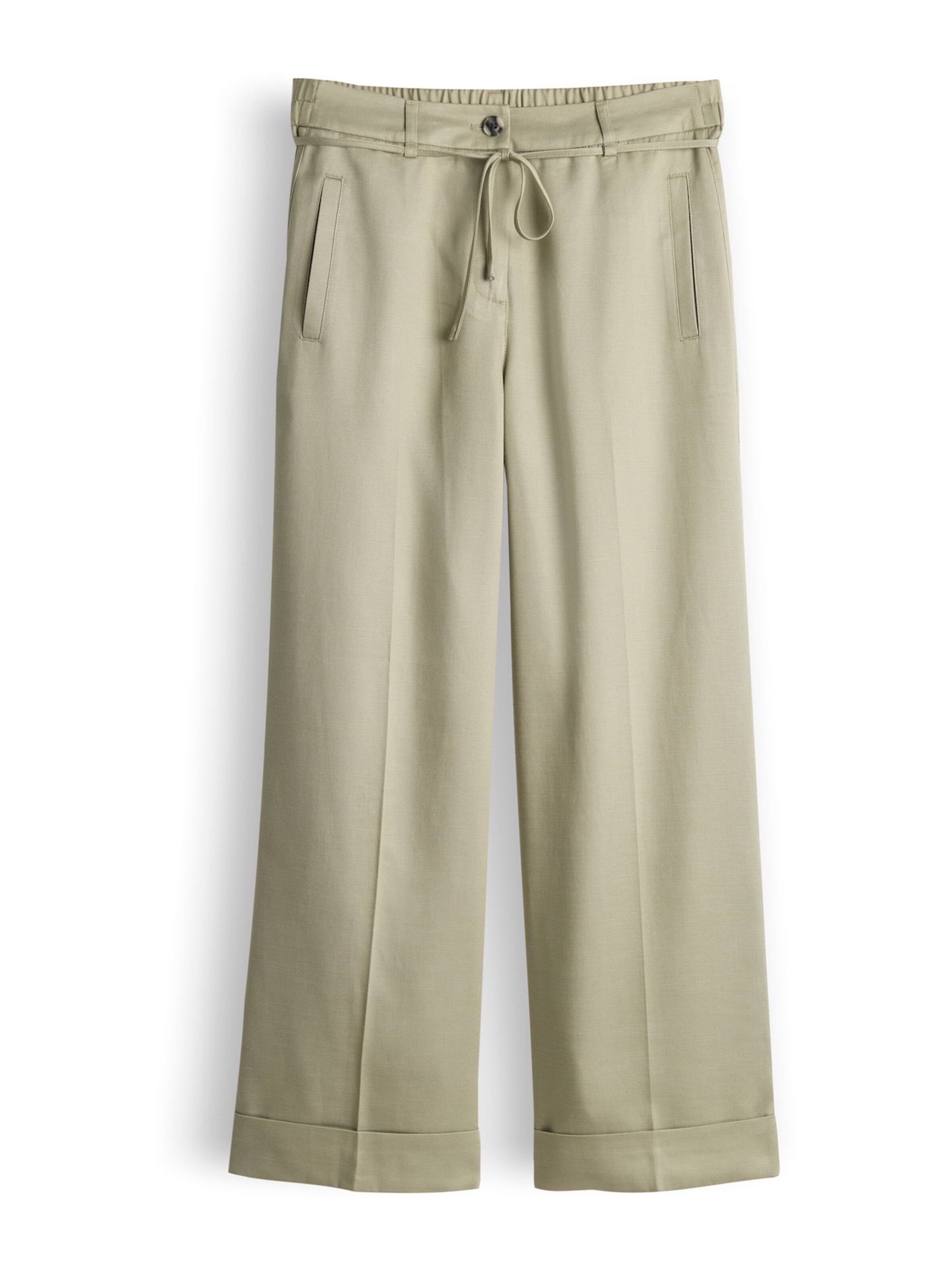 ruda OPUS Kelnės su kantu 'Meeri': priekis