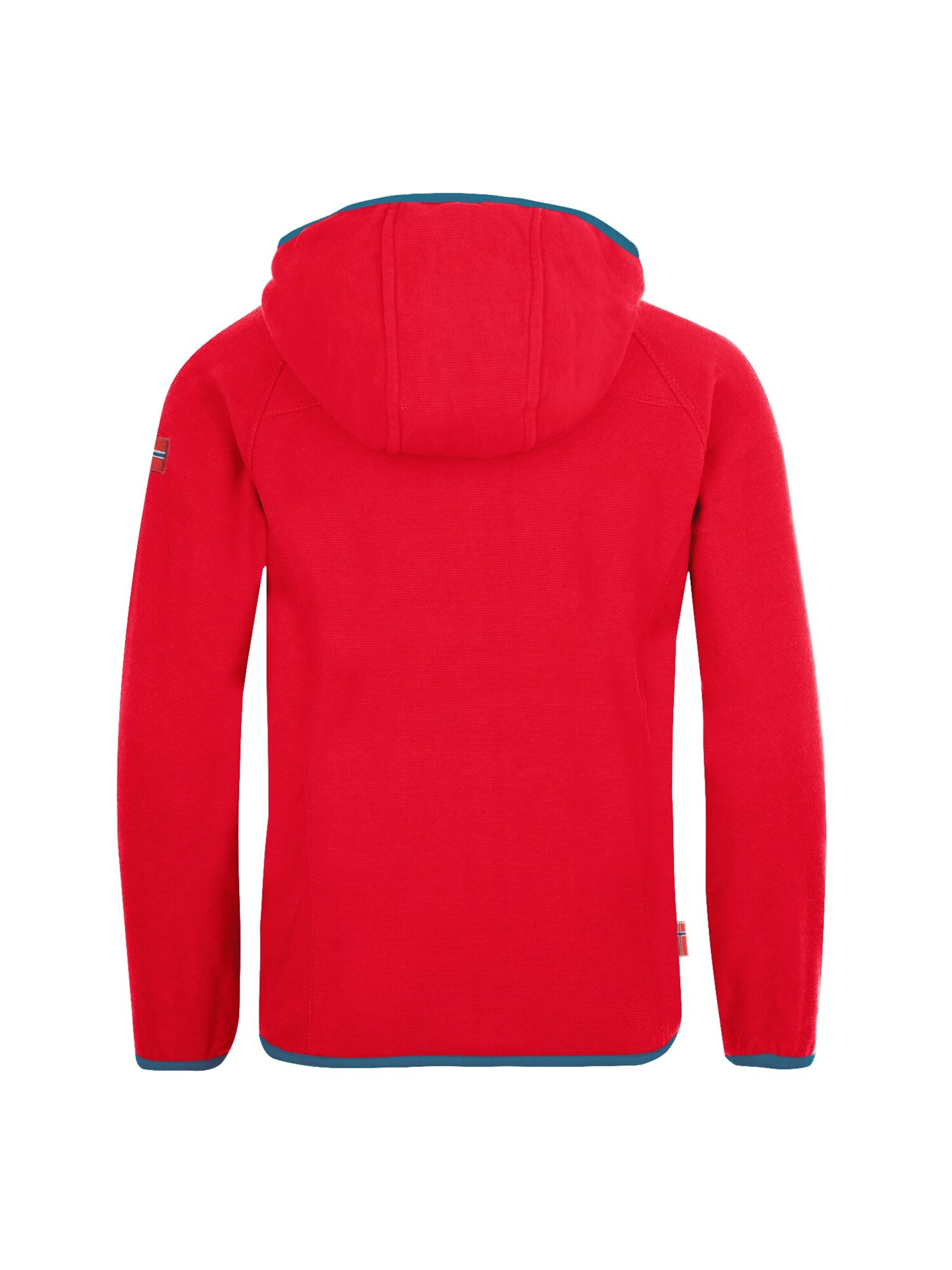 TROLLKIDS Fleece Jacket in Red