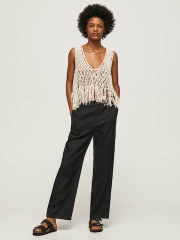 Pepe Jeans Loosefit Hose 'CAILIN' in Schwarz