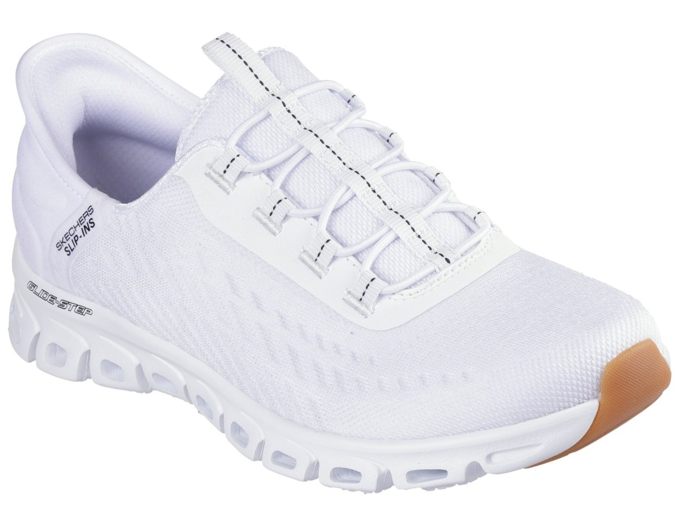 SKECHERS Slip-Ons 'Glide Step - Tranquility' in White