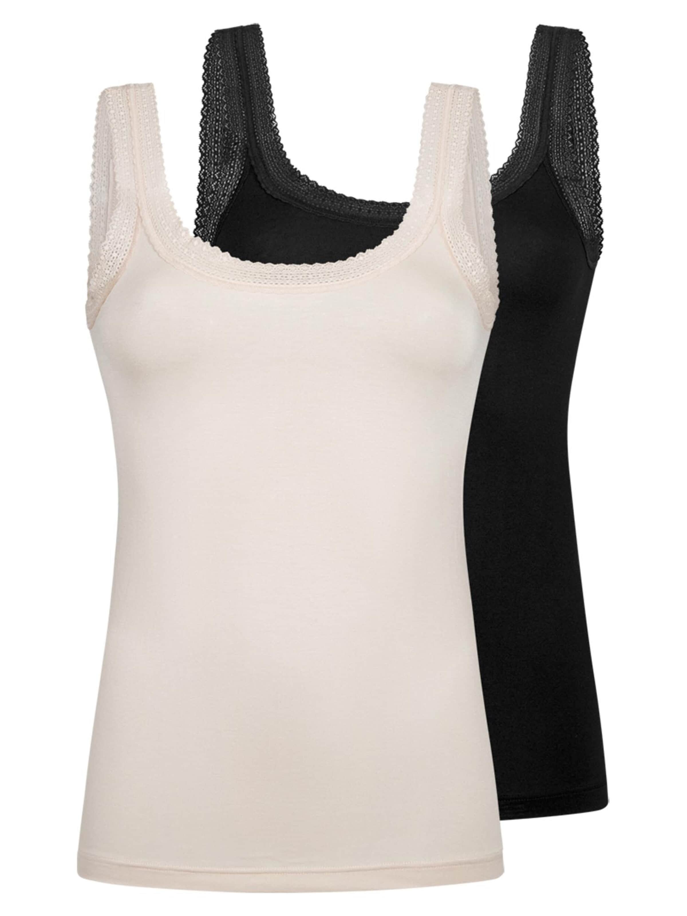 Mey Unterhemd 'Modal Lace' in Beige: Vorderseite