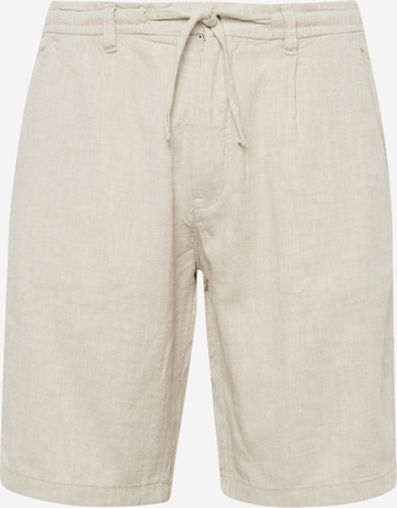 regular Pantaloni con pieghe di Lindbergh in beige: frontale