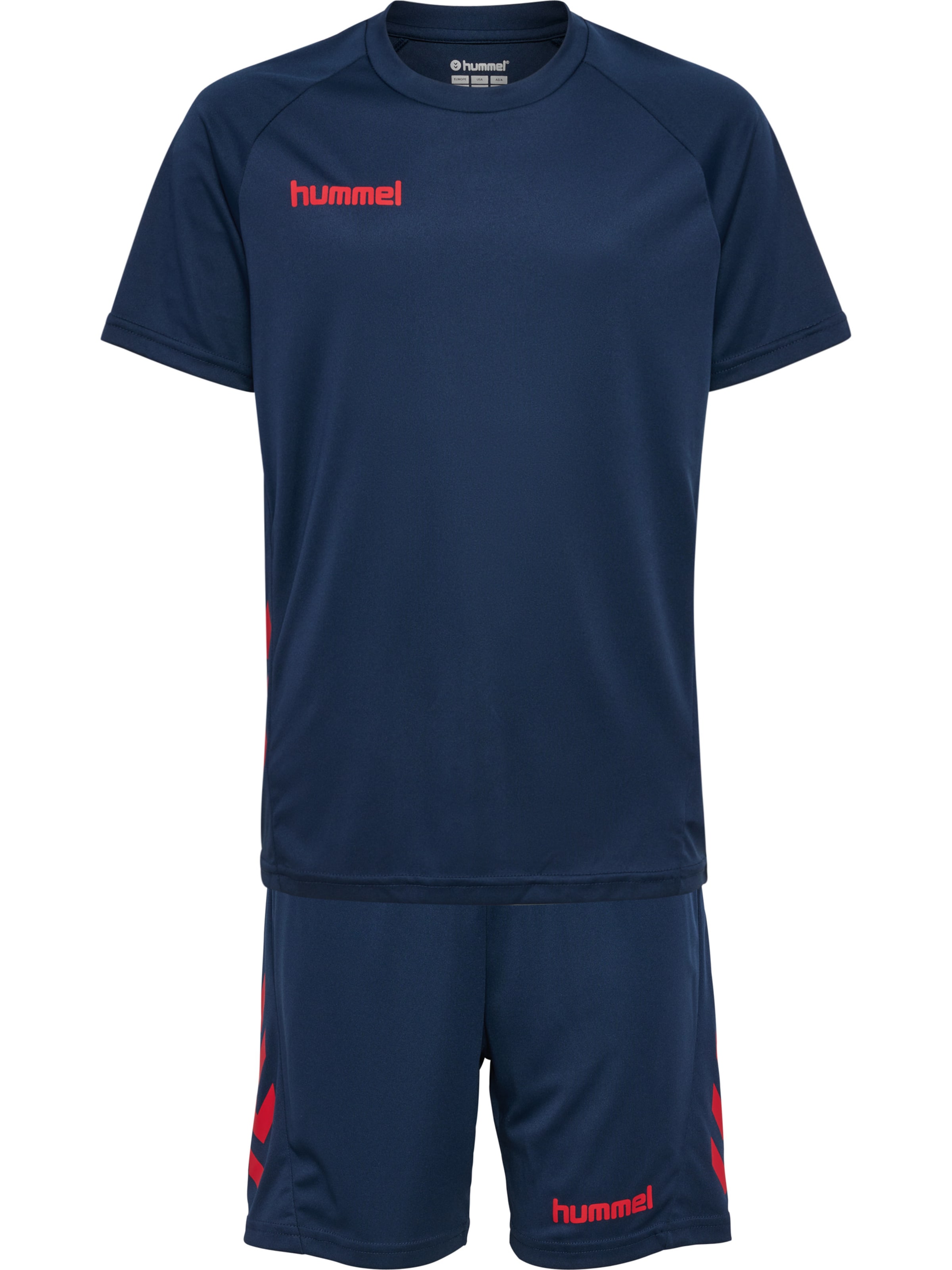 Hummel Trainingspak 'Promo' in Blauw: voorkant