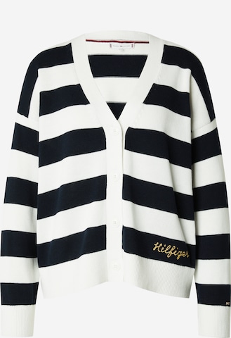 TOMMY HILFIGER Knit cardigan in Blue: front