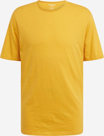 JACK & JONES T-shirt 'Basher' i gul: framsida