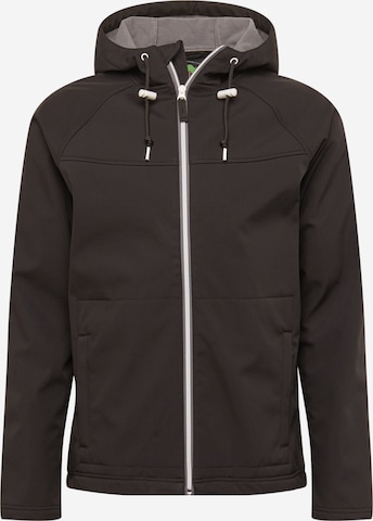 Derbe Between-season jacket in Black: front