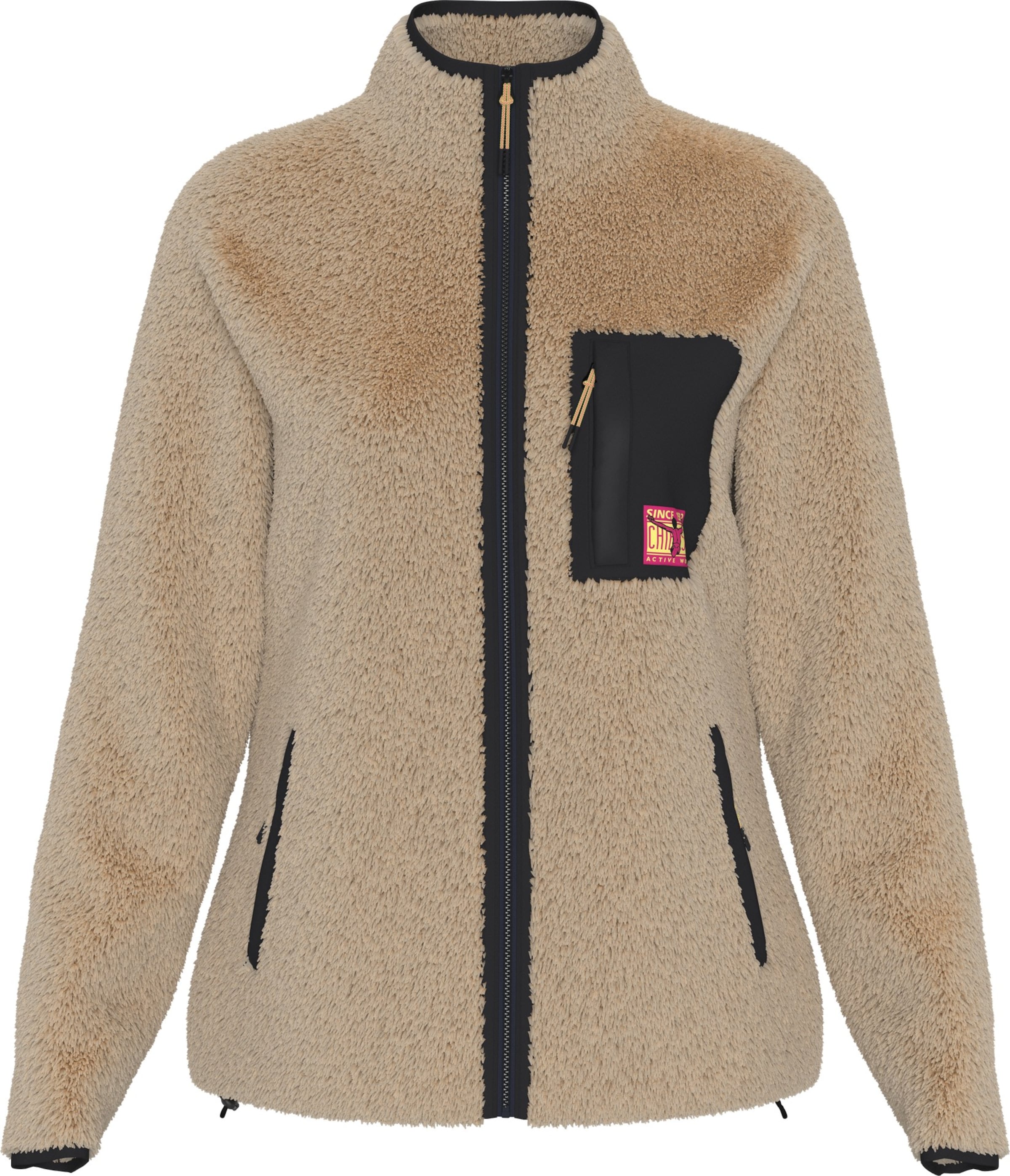 CHIEMSEE Fleecejacke in Beige: Vorderseite