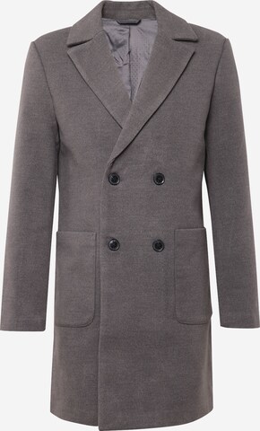 BURTON MENSWEAR LONDON Between-Seasons Coat in Grey: front