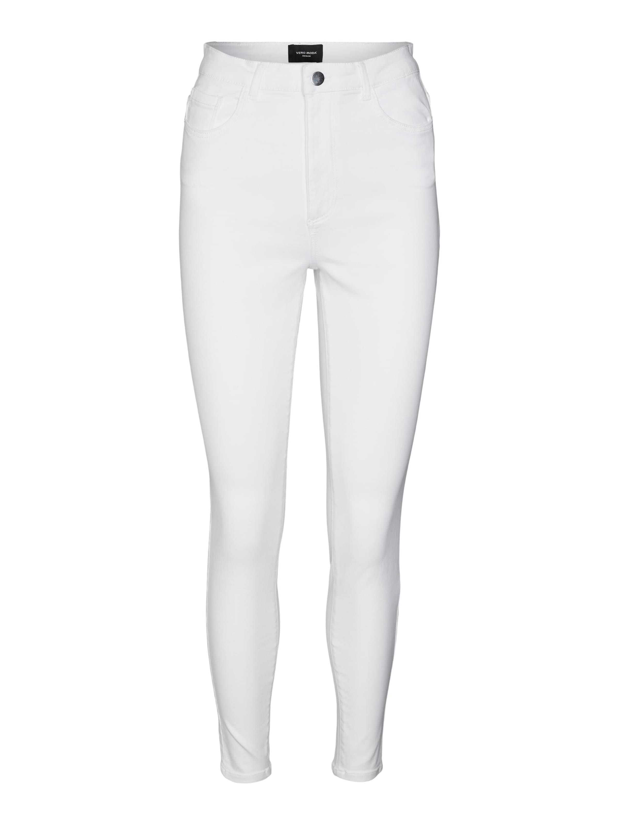VERO MODA Skinny Jeans 'Sophia' in White: front