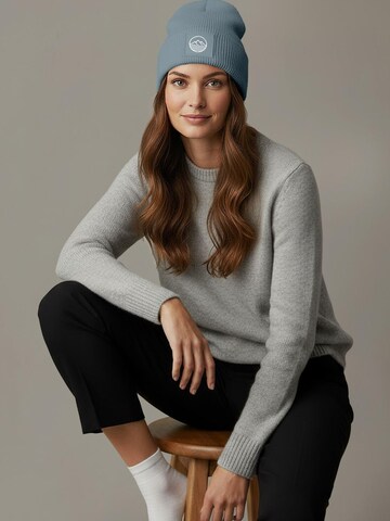 Neverless Beanie 'Mountain' in Blue
