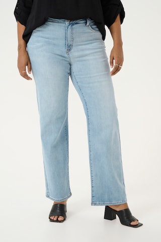 Bootcut Jean KAFFE CURVE en bleu : devant