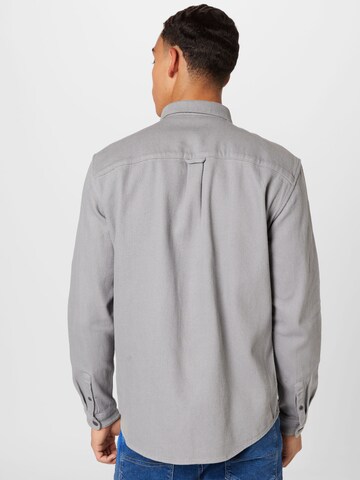 TOM TAILOR DENIM Regular Fit Hemd in Grau