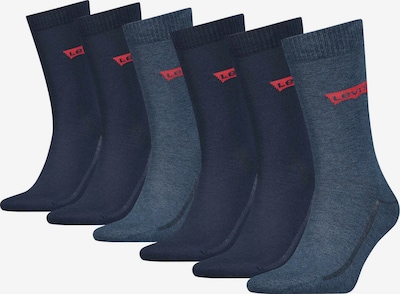 LEVI'S ® Socken in navy / dunkelblau / blutrot, Produktansicht