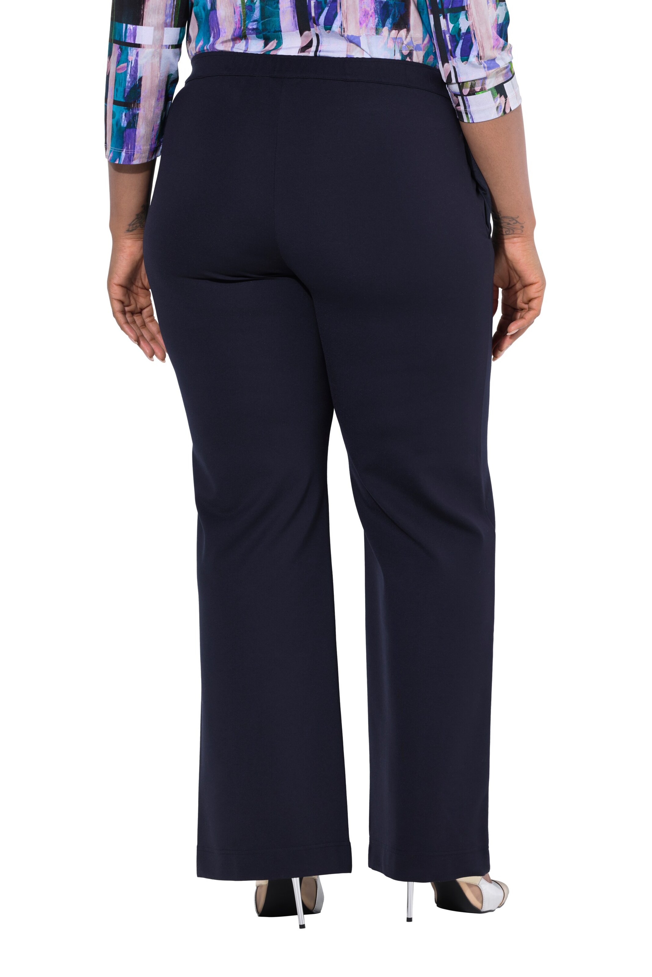 Ulla Popken Wide leg Trousers in Blue