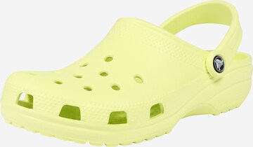 Crocs Clogs in Yellow: front