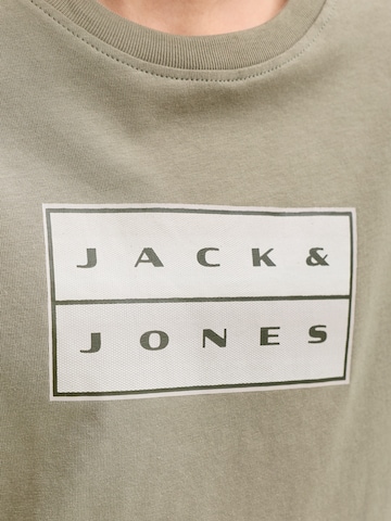 žalia Jack & Jones Junior Marškinėliai 'JCOFUSION'