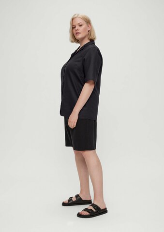 TRIANGLE Bluse in Schwarz