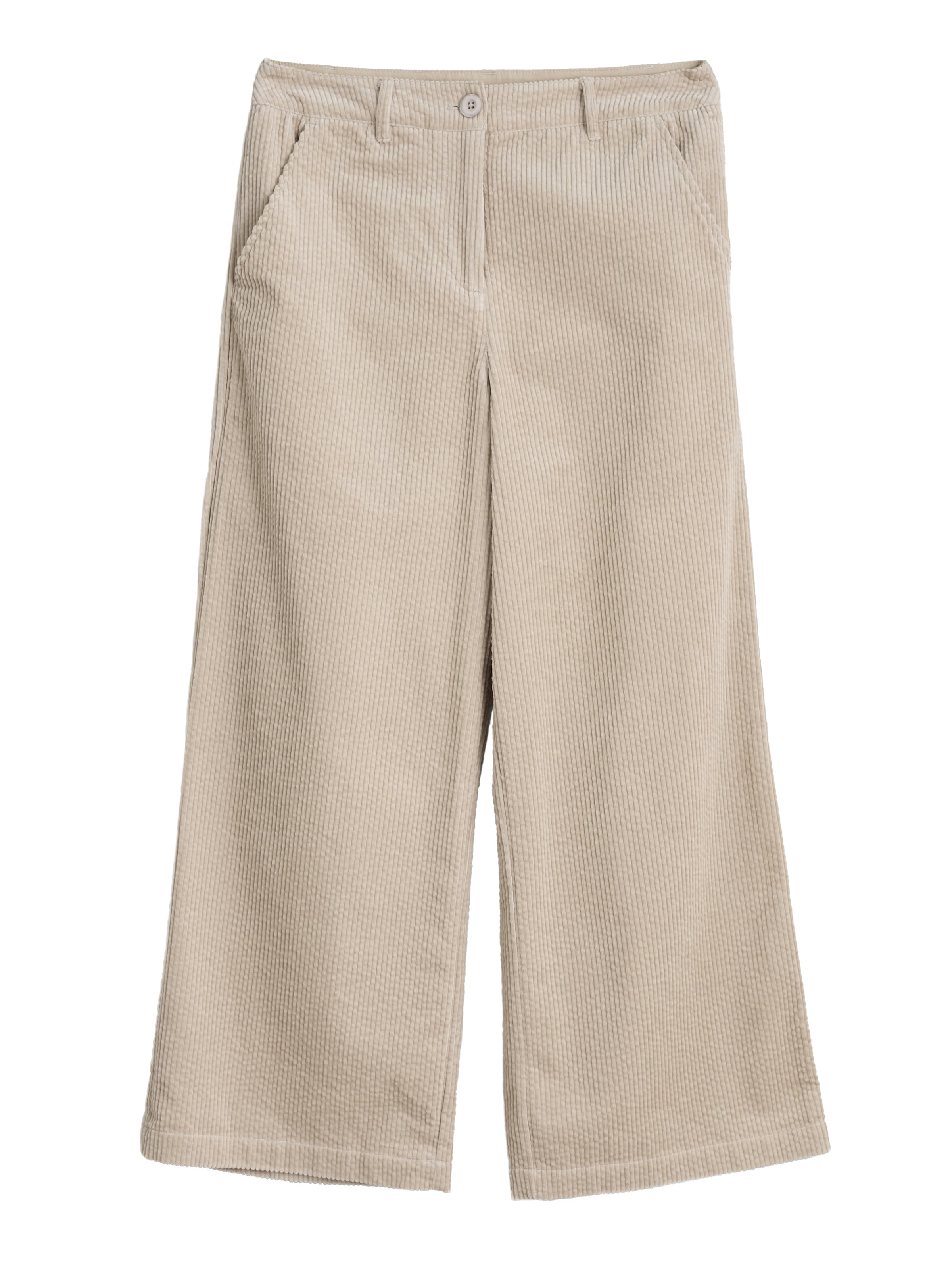 Seasalt Cornwall Wide Leg Housut 'Asphodel' värissä beige: etupuoli