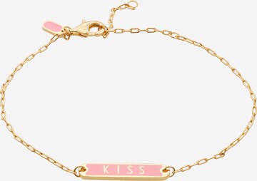 Design Letters Bracelet in Gold: front