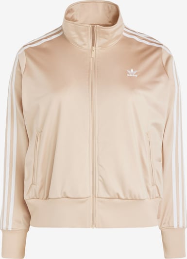 ADIDAS ORIGINALS Veste de survêtement 'Adicolor Classics Firebird' en beige / blanc, Vue avec produit