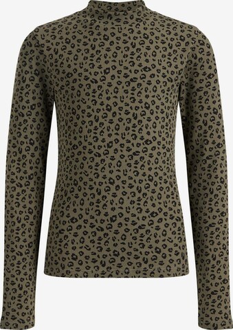 WE Fashion Shirt in Groen: voorkant