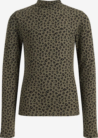 T-Shirt WE Fashion en vert : devant