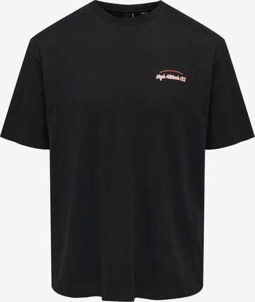 T-Shirt 'ELI' Only & Sons en noir : devant
