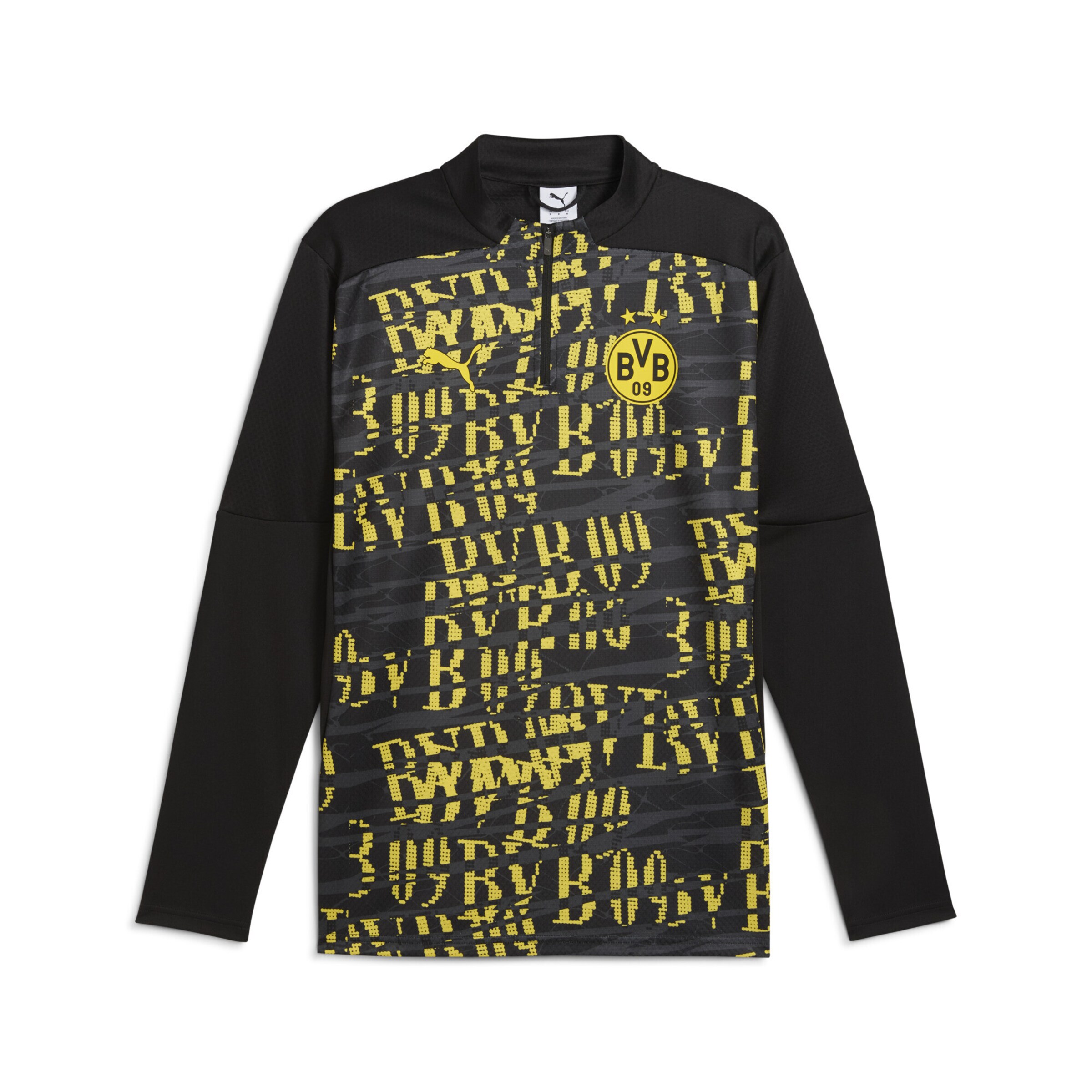 PUMA Functioneel shirt 'Borussia Dortmund' in Zwart: voorkant