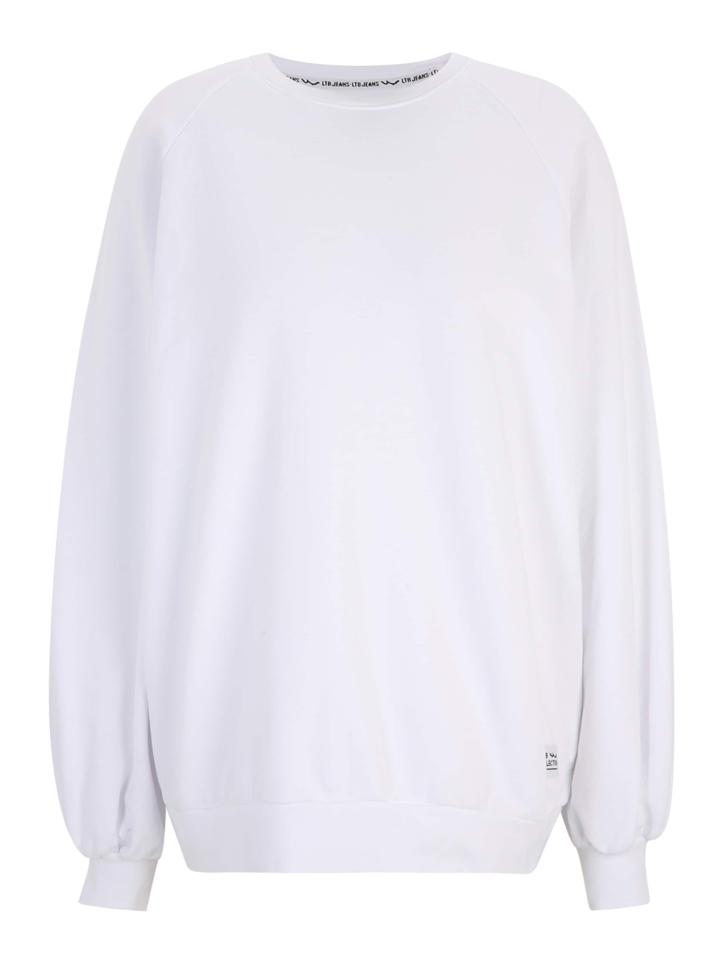 LTB Sweatshirt in Wit: voorkant