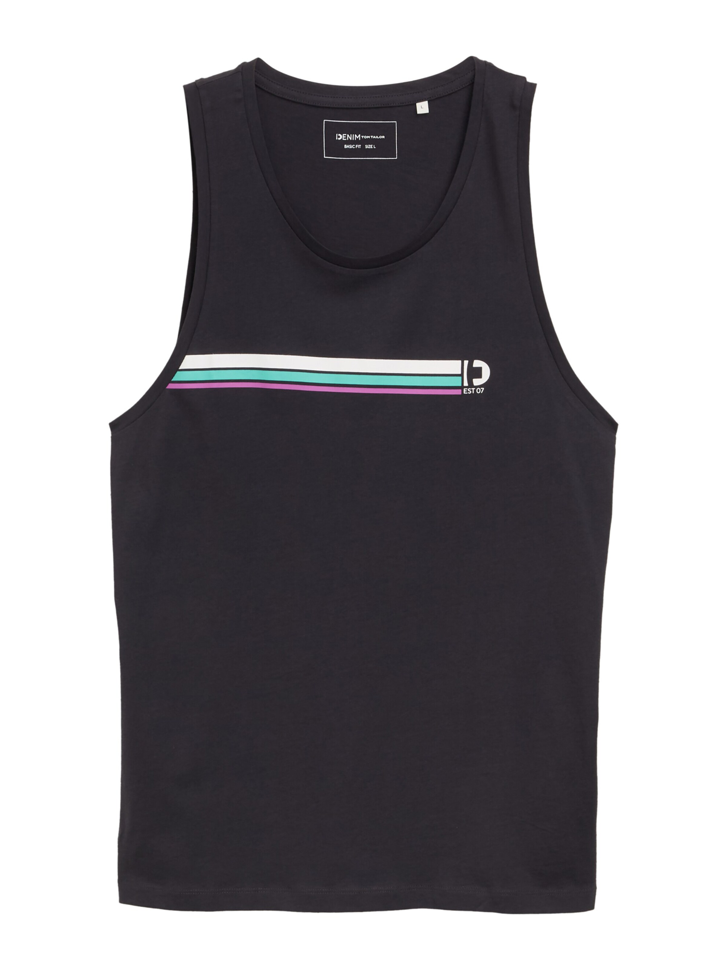 TOM TAILOR DENIM Shirt in Grijs: voorkant