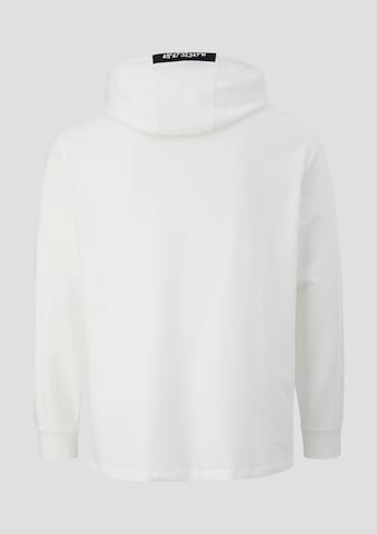 s.Oliver Men Tall Sizes Sweatshirt in Weiß