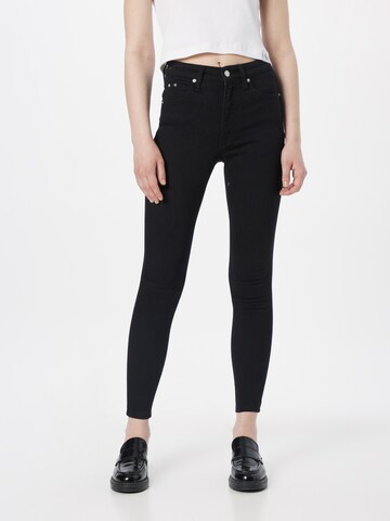 Calvin Klein Jeans Skinny Jeans in Zwart: voorkant