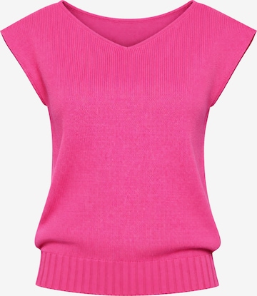 Süel knitwear Sticktop 'Carlos' in Pink: Vorderseite