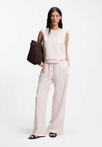 BOSS Loosefit Hose ' Tavati ' in Pink: Vorderseite
