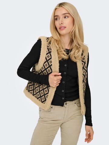 ONLY Vest 'ONLJESSIE' i beige: forside