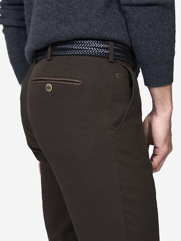 Regular Pantalon chino 'Bonn 2-5627' MEYER en marron