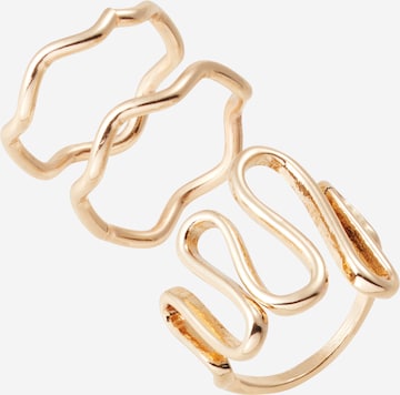WEEKDAY Ring 'Emmylou' in Gold: front