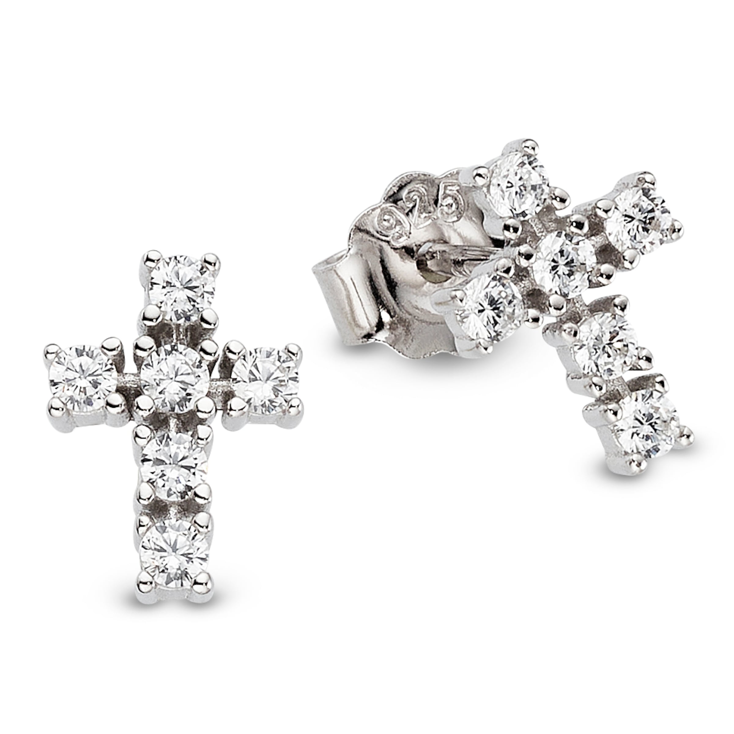 Bruno Banani LM Earrings in Silver: front