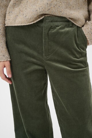 Part Two - Pierna ancha Pantalón en verde
