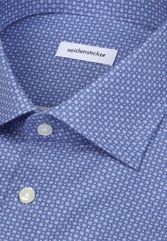 Coupe regular Chemise business 'CLASSIC ESSENTIALS' SEIDENSTICKER en bleu