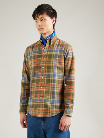 Regular fit Camicia di Polo Ralph Lauren in verde: frontale