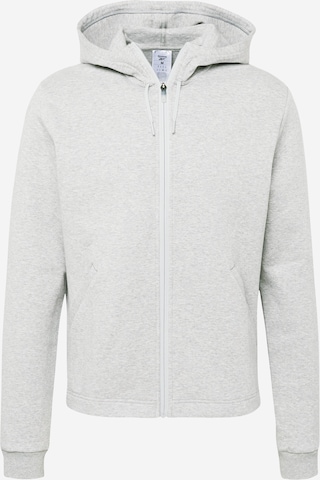 Reebok - Sweatshirt de desporto 'DREAMBLEND' em cinzento: frente