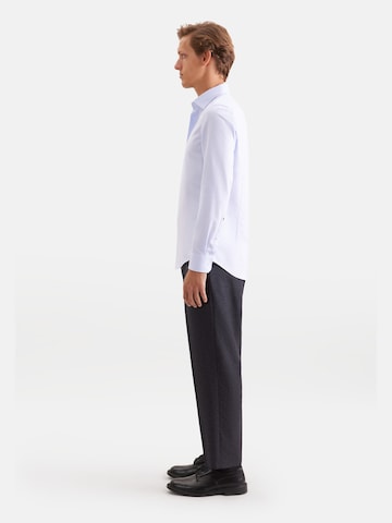 SEIDENSTICKER Slim fit Zakelijk overhemd in Blauw
