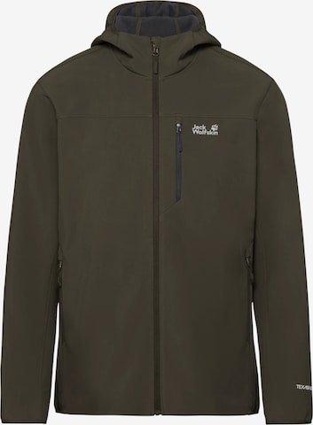 JACK WOLFSKIN Fleecejacke in Grün: Vorderseite