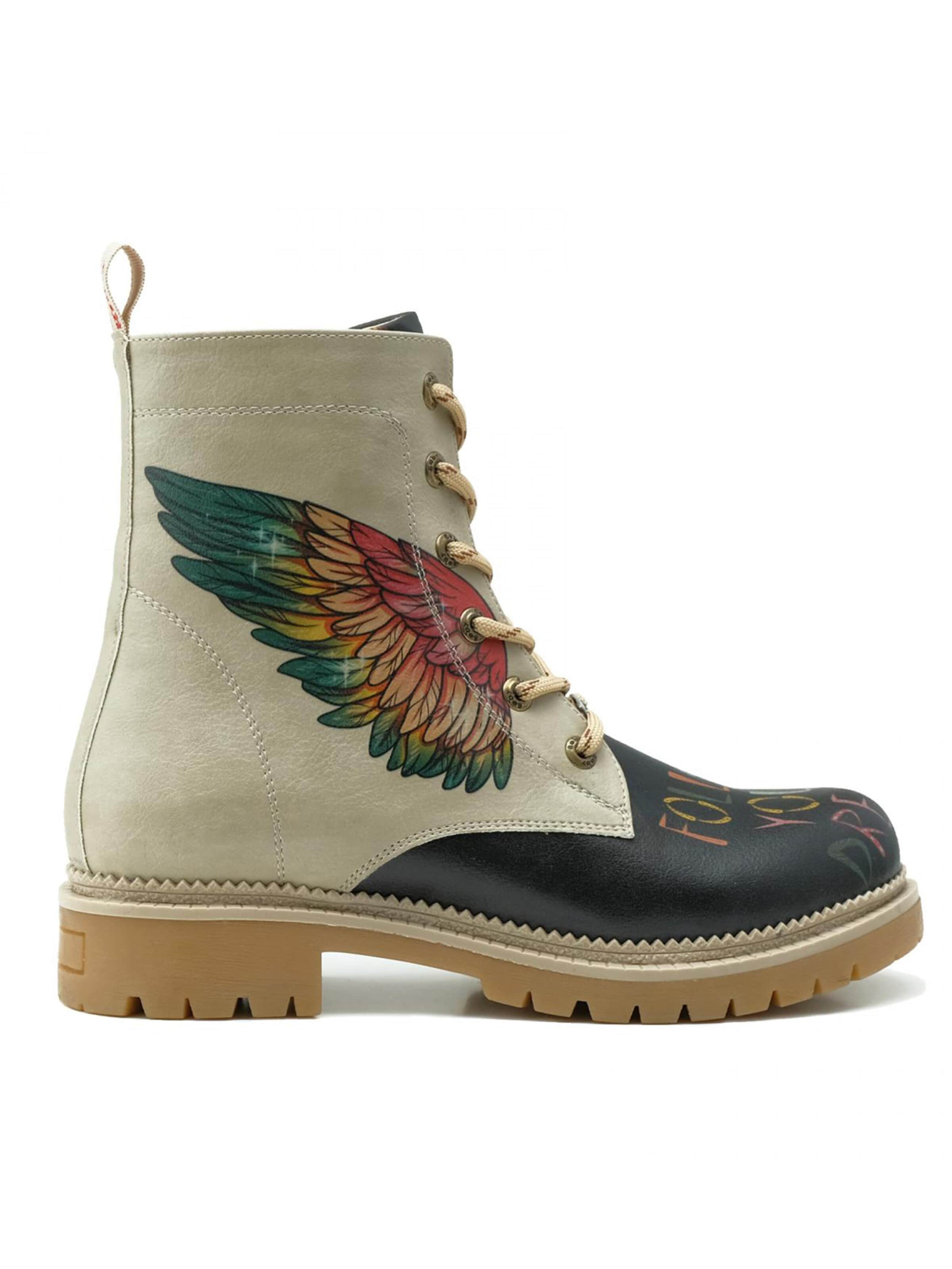 Goby Kozaki sznurowane 'Women's shoes Goby ankle boots NJR149' w kolorze mieszane kolory: przód
